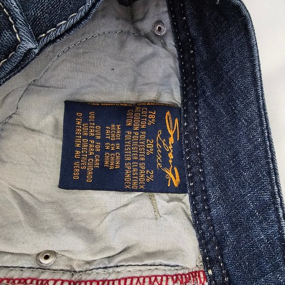 EUC Seven Blue jean shorts Size 14/15 - Picture 5 of 5